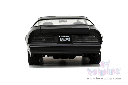Jada Toys Bigtime Muscle - Pontiac&reg; Firebird&reg; T/A Trans am T-top (1977, 1/24 scale diecast model car, Matte Black) 34038/4