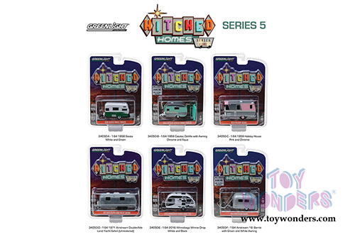 Greenlight - Hitched Homes Series 5 (1/64 scale diecast model car, Asstd.) 34050/48