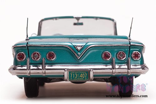 Sun Star USA - Chevy Impala Convertible (1961, 1/18 scale diecast model car, Twilight Turquoise) 3407