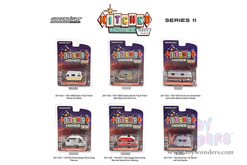 Greenlight - Hitched Homes Series 11 (1/64 scale diecast model car, Asstd.) 34110/48