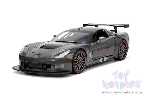 Jada Toys Bigtime Muscle - Chevrolet&reg; Corvette&reg; C6-R Hardtop (2005, 1/24 scale diecast model car, Dark Gray) 34117