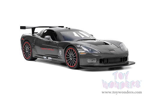 Jada Toys Bigtime Muscle - Chevrolet&reg; Corvette&reg; C6-R Hardtop (2005, 1/24 scale diecast model car, Dark Gray) 34117