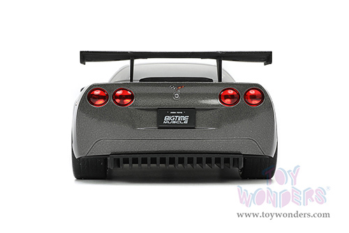 Jada Toys Bigtime Muscle - Chevrolet&reg; Corvette&reg; C6-R Hardtop (2005, 1/24 scale diecast model car, Dark Gray) 34117