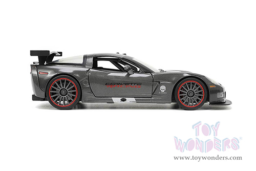 Jada Toys Bigtime Muscle - Chevrolet&reg; Corvette&reg; C6-R Hardtop (2005, 1/24 scale diecast model car, Dark Gray) 34117