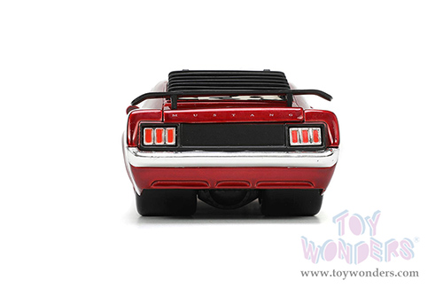 Jada Toys Bigtime Muscle - Ford Mustang Boss 429 "Super Boss" (1970, 1/24 scale diecast model car, Candy Red/White Stripes) 34118