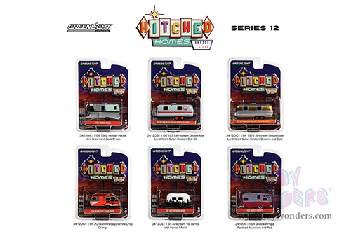 Greenlight - Hitched Homes Series 12 (1/64 scale diecast model car, Asstd.) 34120/48