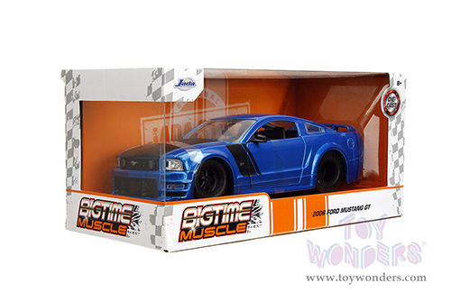 Jada Toys Bigtime Muscle - Ford Mustang GT Hardtop (2006, 1/24 scale diecast model car, Blue) 34195