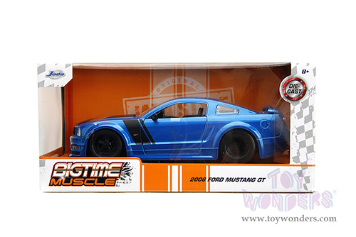 Jada Toys Bigtime Muscle - Ford Mustang GT Hardtop (2006, 1/24 scale diecast model car, Blue) 34195