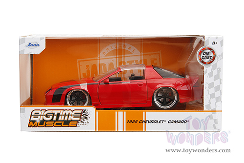 Jada Toys Bigtime Muscle - Chevrolet® Camaro® Z28 (1985, 1/24 scale diecast model car, Red) 34196