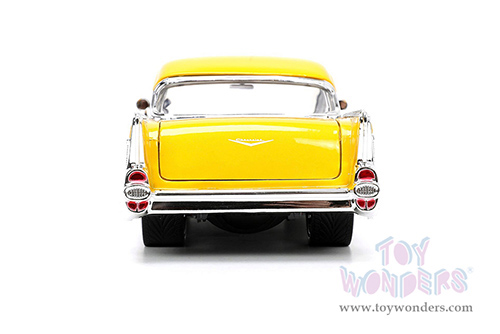 Jada Toys Bigtime Muscle - Chevrolet&reg; Bel Air&reg; Hardtop (1957, 1/24 scale diecast model car, Yellow/White) 34200/4