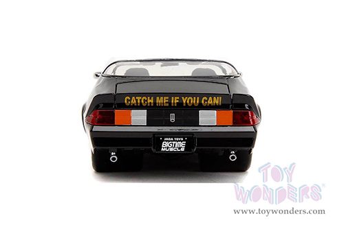 Jada Toys Bigtime Muscle - Chevrolet® Camaro® Z28 "Highway Drag" Police (1979, 1/24 scale diecast model car, Black/White) 34203/4