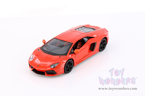 Showcasts® Collectibles - Lamborghini Aventador Coupé (1/24 scale diecast model car, Orange) 34210 MAP: $19.99