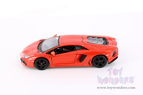 Showcasts® Collectibles - Lamborghini Aventador Coupé (1/24 scale diecast model car, Orange) 34210 MAP: $19.99