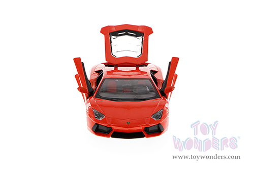 Showcasts® Collectibles - Lamborghini Aventador Coupé (1/24 scale diecast model car, Orange) 34210 MAP: $19.99