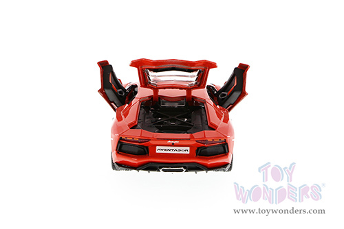 Showcasts® Collectibles - Lamborghini Aventador Coupé (1/24 scale diecast model car, Orange) 34210 MAP: $19.99