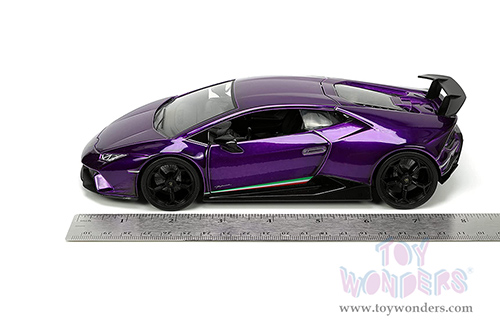 Jada Toys Hyper-Spec - Lamborghini Huracán Performante Hardtop (1/24, diecast model car, Purple) 34214/4