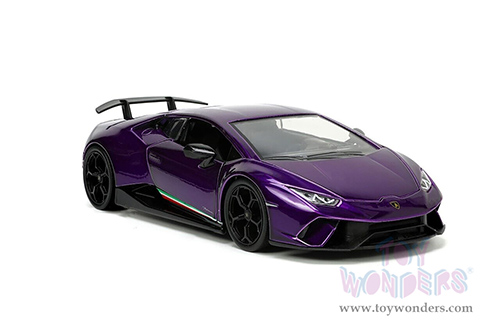 Jada Toys Hyper-Spec - Lamborghini Huracán Performante Hardtop (1/24, diecast model car, Purple) 34214/4