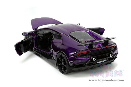 Jada Toys Hyper-Spec - Lamborghini Huracán Performante Hardtop (1/24, diecast model car, Purple) 34214/4