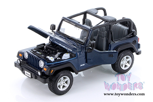 Showcasts® Collectibles - Jeep® Wrangler Rubicon Convertible (1/27 scale diecast model car, Asstd.) 37245 MAP: $19.99