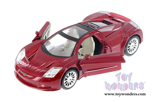 Showcasts Collectibles - Chrysler ME Four Twelve Concept w/ Sunroof (2005, 1/24 scale diecast model car, Metallic Red) 34250