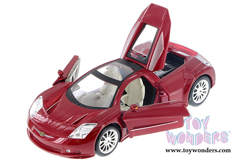 Showcasts Collectibles - Chrysler ME Four Twelve Concept w/ Sunroof (2005, 1/24 scale diecast model car, Metallic Red) 34250