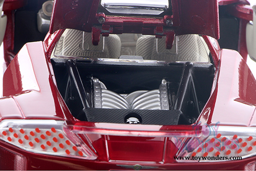 Showcasts Collectibles - Chrysler ME Four Twelve Concept w/ Sunroof (2005, 1/24 scale diecast model car, Metallic Red) 34250