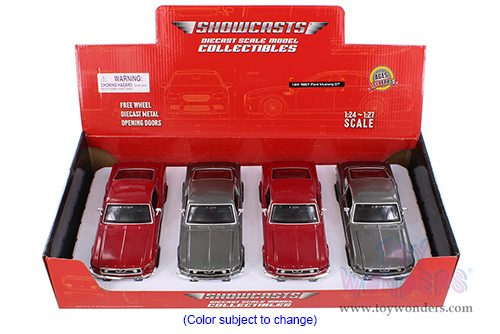 Showcasts® Collectibles - Ford Mustang GT-500 Hard Top (1967, 1/24 scale diecast model car, Asstd.) 37260 MAP: $19.99