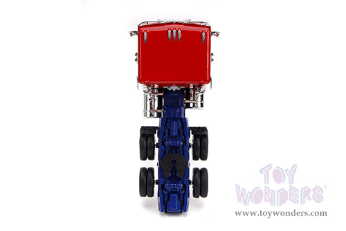 Jada Toys - Hollywood Rides | TRANSFORMERS 7 Optimus Prime® Tractor Truck "Rise of the Beasts" (1/24, diecast model car, Red/Blue with Silver Stripes) 34262/4