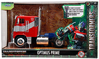 
Jada Toys - Hollywood Rides | TRANSFORMERS 7 Optimus Prime® Tractor Truck "Rise of the Beasts" (1/24, diecast model car, Red/Blue with Silver Stripes) 34262/4