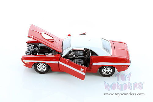 Showcasts® Collectibles - Dodge Challenger R/T Coupe Soft Top (1970, 1/24 scale diecast model car, Red) 34263 MAP: $19.99