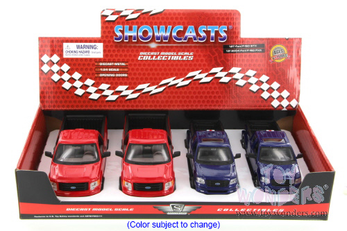 Showcasts - Ford F-150 STX & 2004 Ford F-150 FX4 Pick Up Trucks (2004, 1/27 & 1/31, scale diecast model car, Asstd.) 34270/48