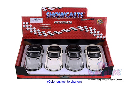 Showcasts Collectibles - Mercedes-Benz SLS AMG Roadster Convertible (1/24 scale diecast model car, Asstd.) 34272