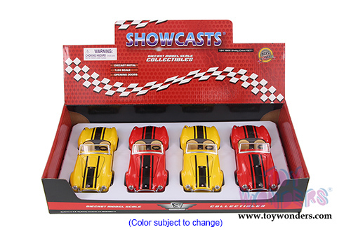 Showcasts Collectibles - Shelby Cobra 427 Convertible (1965, 1/24 scale diecast model car, Asstd.) 34276