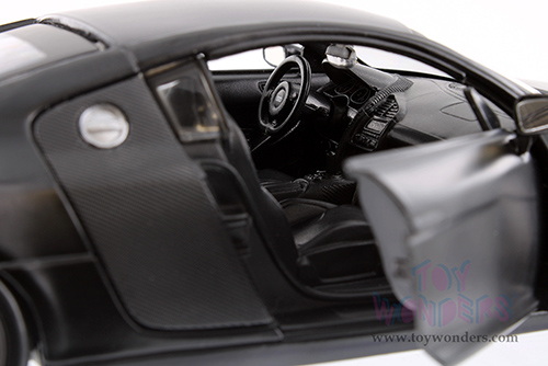 Showcasts® Collectibles - Audi R8 Hard Top (1/24 scale diecast model car, Matte Black) 34281 MAP: $19.99