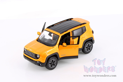 Showcasts® Collectibles - Jeep® Renegade SUV (2017, 1/24 scale diecast model car, Orange) 38282OR MAP: $22.99