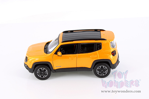 Showcasts® Collectibles - Jeep® Renegade SUV (2017, 1/24 scale diecast model car, Orange) 38282OR MAP: $22.99
