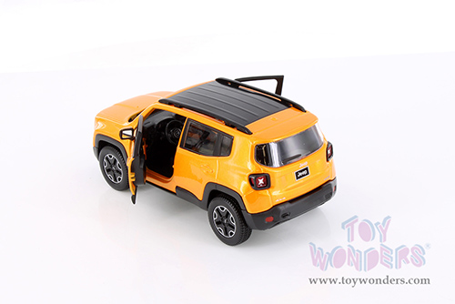 Showcasts® Collectibles - Jeep® Renegade SUV (2017, 1/24 scale diecast model car, Orange) 38282OR MAP: $22.99