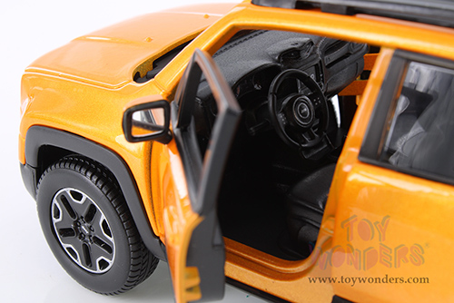 Showcasts® Collectibles - Jeep® Renegade SUV (2017, 1/24 scale diecast model car, Orange) 38282OR MAP: $22.99
