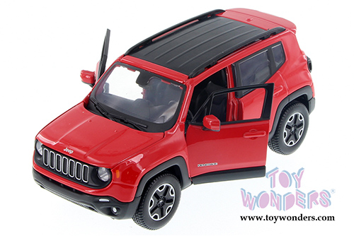 Maisto - Special Edition | Jeep Renegade SUV (2017, 1/24 scale diecast model car, Red) 31282R