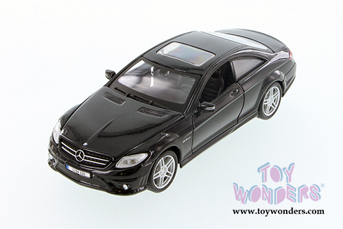 Showcasts Collectibles - Mercedes-Benz CL63 AMG Hard Top w/ Sunroof (1/24 scale diecast model car, Asstd.) 34297