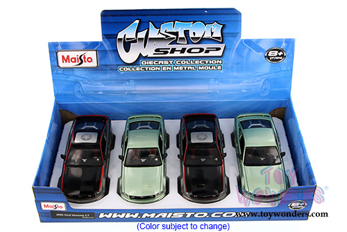Maisto Custom Shop - Ford Mustang GT Hard Top (2006, 1/24 scale diecast model car, Asstd.) 34324