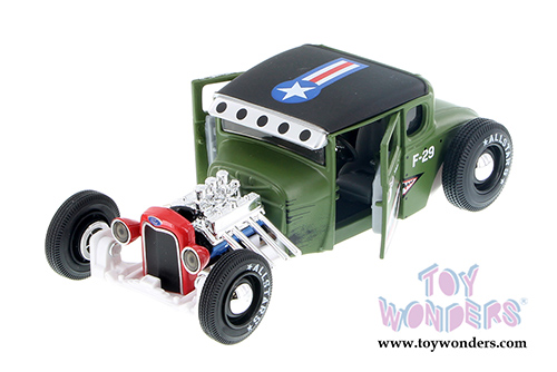 Maisto Custom Shop - Ford Model A (1929, 1/24 scale diecast model car, Green) 34354