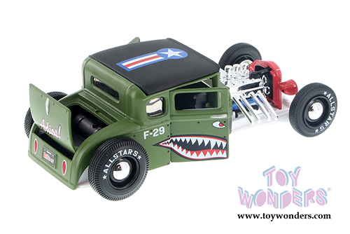 Maisto Custom Shop - Ford Model A (1929, 1/24 scale diecast model car, Green) 34354