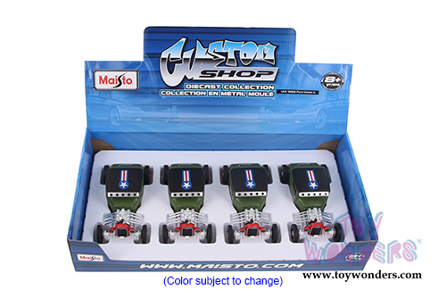 Maisto Custom Shop - Ford Model A (1929, 1/24 scale diecast model car, Green) 34354