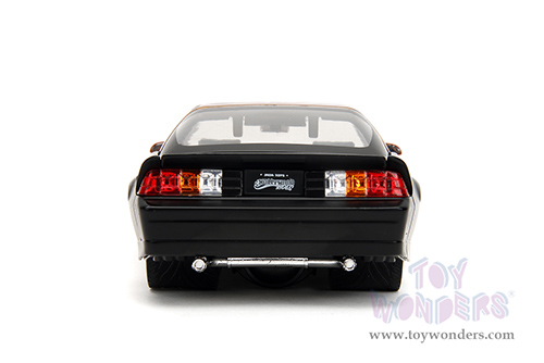 Jada Toys - Hollywood Rides | Chevrolet® Camaro® Z/28 with Chester Cheetah Diecast Figure "Cheetos" (1985, 1/24, diecast model car, Orange/Black) 34384/4
