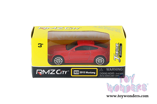 RMZ City - Ford Mustang Hardtop (2015, 3" diecast model car, Red) 344028S