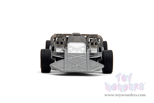 Jada Toys Fast & Furious - Flip Car F6 (1/32 scale diecast model car, Raw Metal) 34445