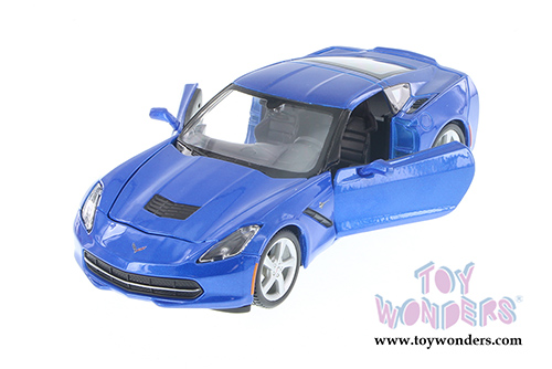 Showcasts Collectibles - Chevrolet Corvette Stingray Hardtop (2014, 1/24 scale diecast model car, Asstd.) 34505