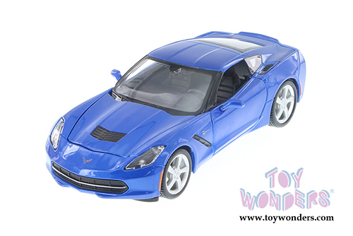 Showcasts Collectibles - Chevrolet Corvette Stingray Hardtop (2014, 1/24 scale diecast model car, Asstd.) 34505