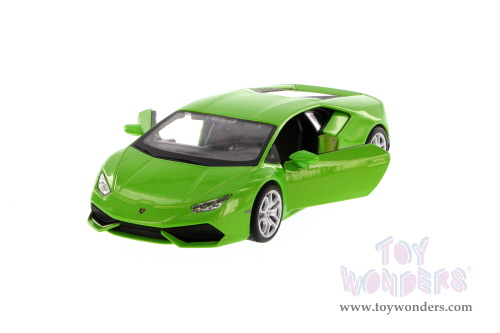 Showcasts Collectibles - Lamborghini Huracan Hard Top & Lamborghini Huracan Polizia (1/24 scale diecast model car, Asstd.) 34509/11